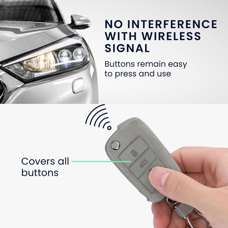 kwmobile Car Key Case Compatible with VW Golf 7 MK7