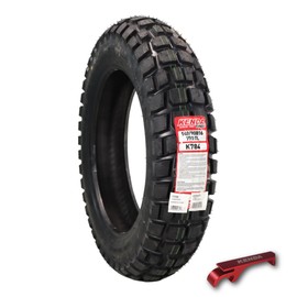 Kenda Big Block K784 140/90-16 Rear Tire for Motorcycles, Dirt Bikes, and City Bikes - Durable Off-Road & Street Performance with Keychain 140x90x16