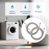 PLUMBINGMASTER 4FT Washing Machine Hoses,Burst Proof Water Supply Line with