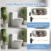 Hibbent 2 Pack Metal Toilet Handle Replacement, Compatible with TOTO