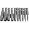 Mesee 10 Pieces H2.15-H7.55 Magnetic Pentagon Head Screwdriver Bits with