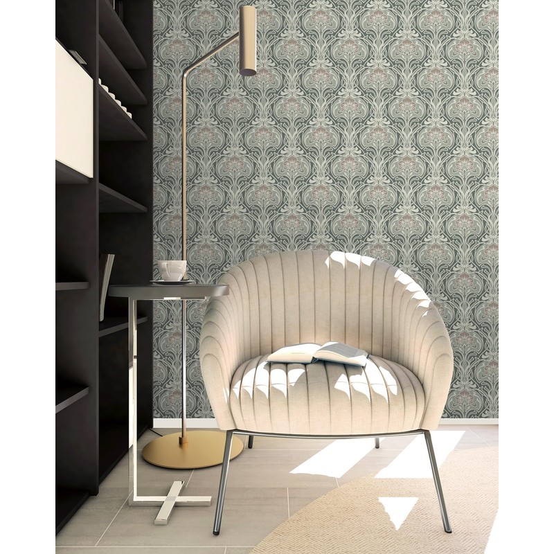 NuWallpaper Fallon Brown Peel and Stick Wallpaper