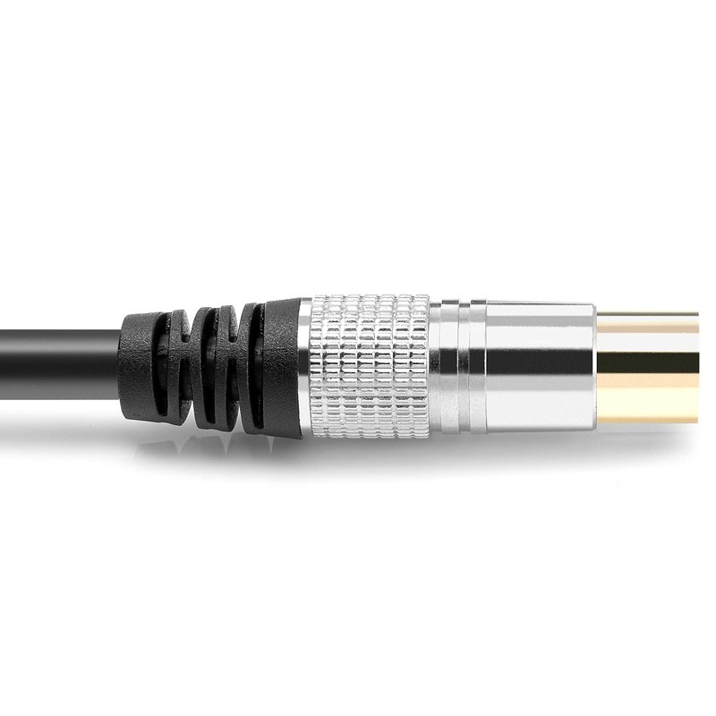 POPPSTAR Aerial Coaxial Cable TV Cable with Gold-Plated Contacts 3