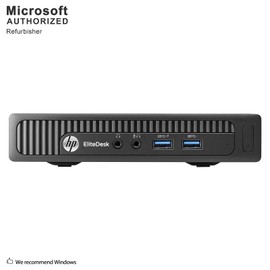 HP EliteDesk 705 G1 Mini AMD 3.1 GHz Desktop, 8GB RAM, Windows 10 Pro (Certified Refurbished)