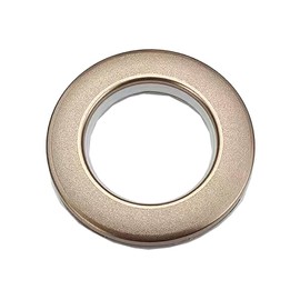 Facaimao 16 Pack Curtain Grommets, Curtain Grommet Kit Inner Diameter (1-9/16") Nanoscale Low Noise Roman Ring Use for Window Curtain, Shower Curtain, Locker Room Door Curtains - Matte Coffee