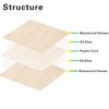12 Pack Basswood Sheets 1/4 inch,12"x12"x1/4" Plywood Sheets,6mm Basswood for