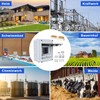 Surface-Mounted Fuse Box, IP65 with 1 Row, 5 Modules, Brass