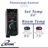 iLIVING Exhaust Fan Thermospeed Temperature Controller and Speed Controller, Black,