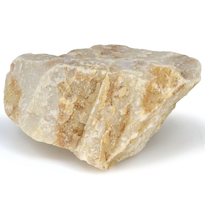 6PK Raw Fine White Marble, Metamorphic Rock Specimens - Approx.