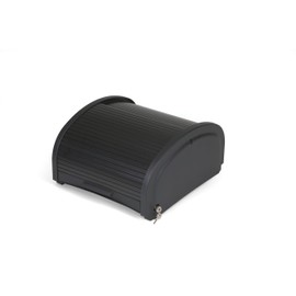 Rubbermaid Commercial Products Executive Series Preassembled Locking Security Hood, Black, Utility Cart Accessories, Compatible with Cleaning Carts