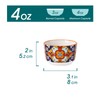 vancasso 4 Oz Ramekins Oven Safe Set of 6, Bohemian