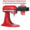 Lawenme Meat Tenderizer for KitchenAid Stand Mixer-Updated Stainless Steel Gears