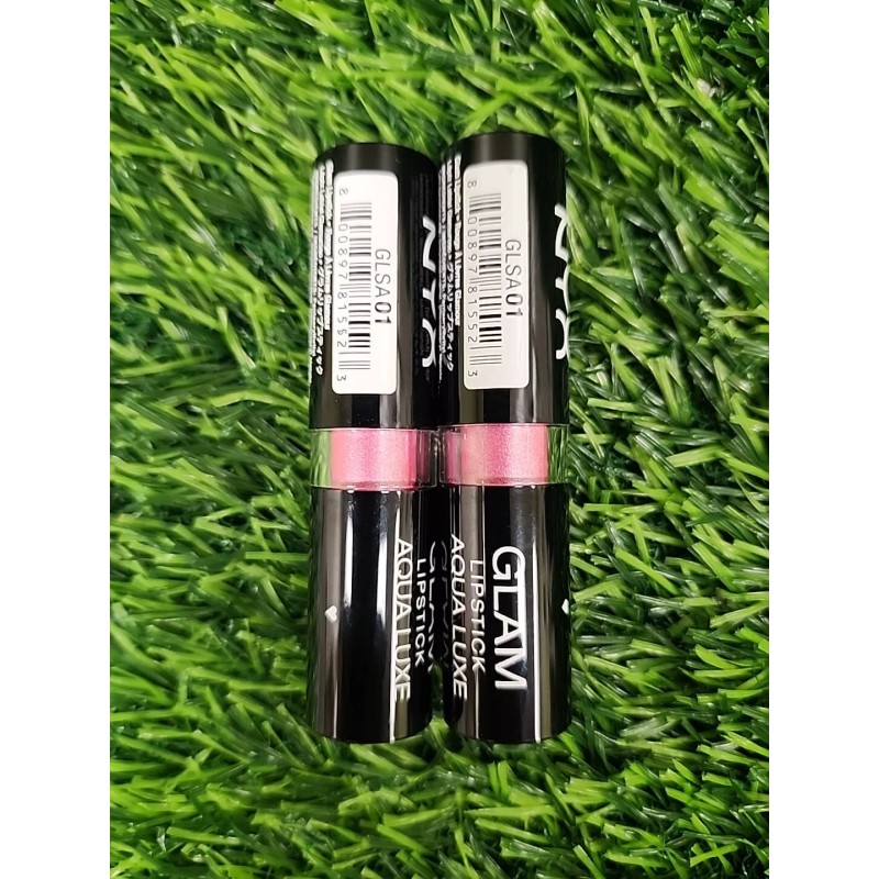 NYX Glam Aqua Luxe Lipstick Lipcolor 16 oz Each #