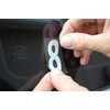 1-20 Black Number Vinyl Decals - Choose Size From 1"