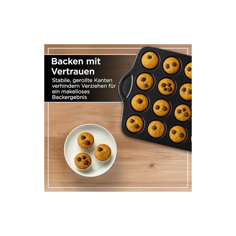 Wrenbury Mini Muffin Mould for 24 Mini Muffins - Non-Stick
