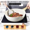 GiPP Nonstick Deep Frying Pan Skillet, 9.5" Saute Pan with