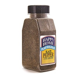 Happy Home Pure Ground Black Malabar Pepper, 16 oz