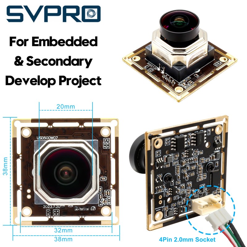 Svpro 5MP 30FPS Auto Focus USB Camera Module, Wide Angle