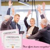 Certificate of Completion, 25 Pink Training Completion Award Certificates, Award
