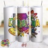 Handmade Mardi Gras 20 oz Tumbler 20oz Stainless Steel Tumbler