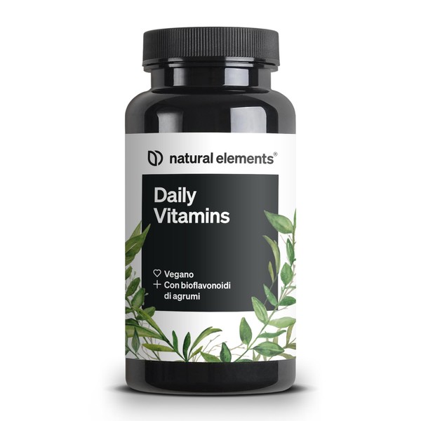 Daily Vitamins - 120 Capsules - All Precious Vitamins A-K - Perfect for Sportsmen - Vegan, High Dose, No Unnecessary Additives - Made and Tested in the Lab in Germany