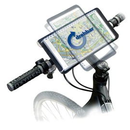 Rixen und Kaul Bicycle-Mounted Map Holder - Black,24.5 x 12.5 cm