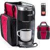 Keurig Coffee Maker Travel Bag with Keurig K-Mini or K-Mini Plus, Single Serve Coffe...