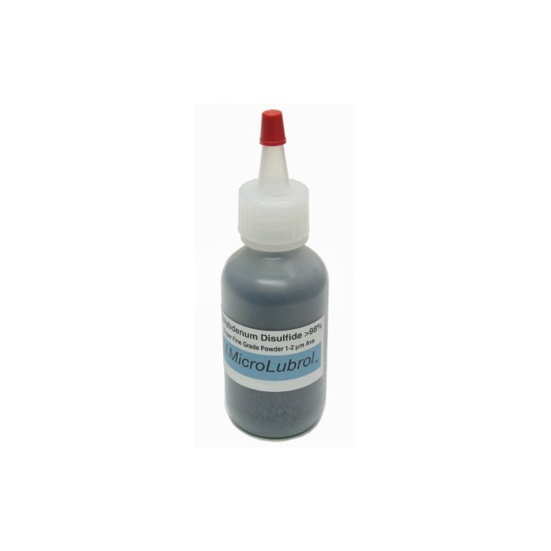 MicroLubrol 2 oz Molybdenum DISULFIDE Moly MoS2 Powder 1-2 Micron