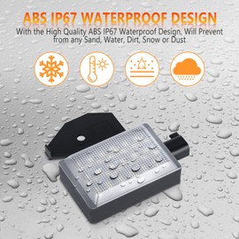 POPMOTORZ Under Hood Courtesy Light Assembly Lamp Kit Compatible with Dodge Ram Charger, Jeep Wrangler Grand Cherokee Concorde Dakota Under Hood Courtesy Lamp OEM part# 68395126AA Pack 1