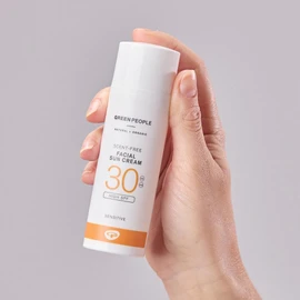Green People Green People - Scent Free Facial Sun Cream SPF30 - Natural, Organic for Sensitive Skin & Prickly Heat - Vegan, Cruelty Free, 50ml