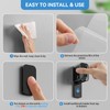 Toothbrush Holders for Bathrooms, 2PCS Innovation Single Slot Toothbrush Holder
