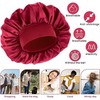 Silk Bonnet for Men, Satin Bonnet Elastic Band Silk Sleep