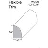 Flexible Moulding - Flexible Base Shoe Moulding - WM126 -