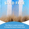 2 Pack Lightweight Thin Beach Towel Oversized Big Extra Large