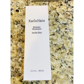 Karl&Hans Karl & Hans Botanic Double Mint Vegan Shampoo for Men and Women, 13.2 fl oz NEW