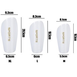 Kids Adults Football Shin Guards, Shin Pads Mens, Extremely Breathable Protective Equipment for Soccer, Suitable for Boys Girls Men (M)