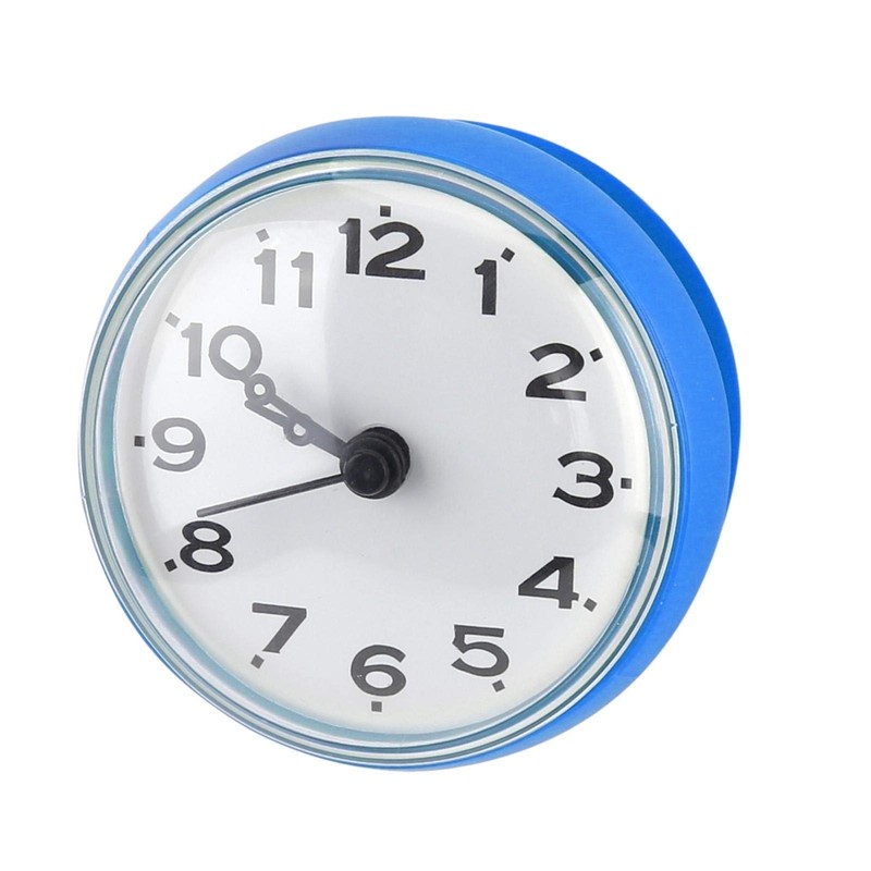 Nikou Bathroom Clock, Wall Clock, Waterproof Shower Clock with Suction