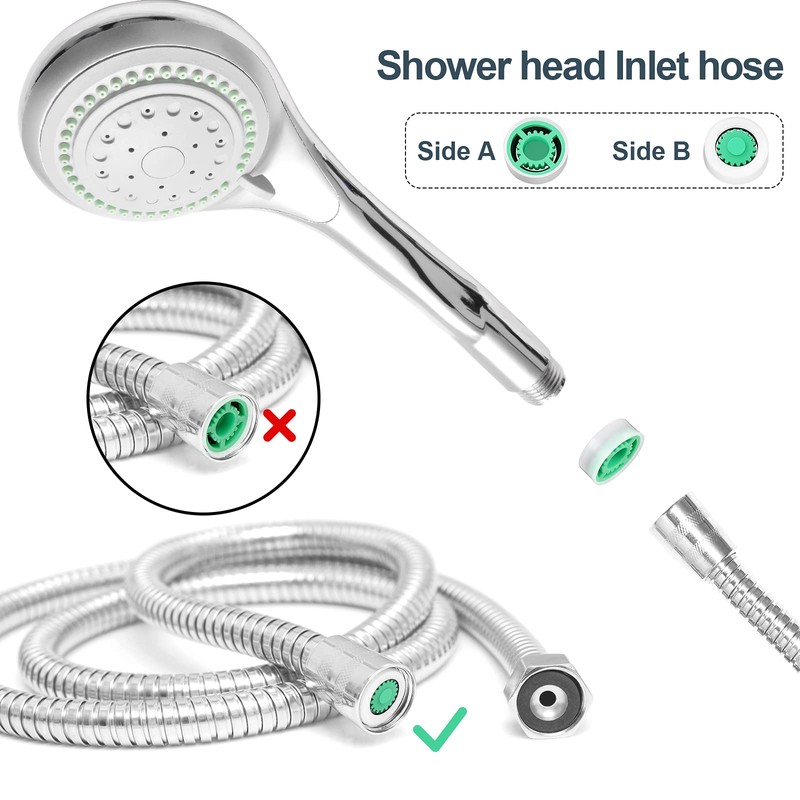 Patelai 10 Pcs Shower Flow Restrictors Water Limiter, 14.6 x