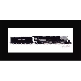 Union Pacific Challenger #3985 10"x17" print in 10"x20" Mat Andy Fletcher signed