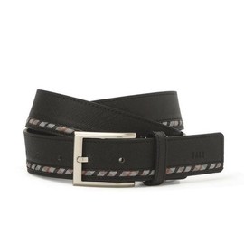 Daks (신세계강남점)DBBE4E201비조벨트 블랙 라인배색 소가죽 벨트 (DB Scent Gangnam) DBBE4E201 Bi-Color Black Line Cowhide Belt