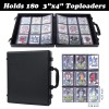 Azamou Toploader Binder for Trading Cards Hard Cases Holds 180