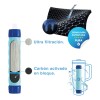 Termo Purificador Filtro De Agua Portable 1.2lts Diseño 2en1