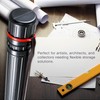 U.S. Art Supply Poster Tube - Telescoping Adjustable 25" to