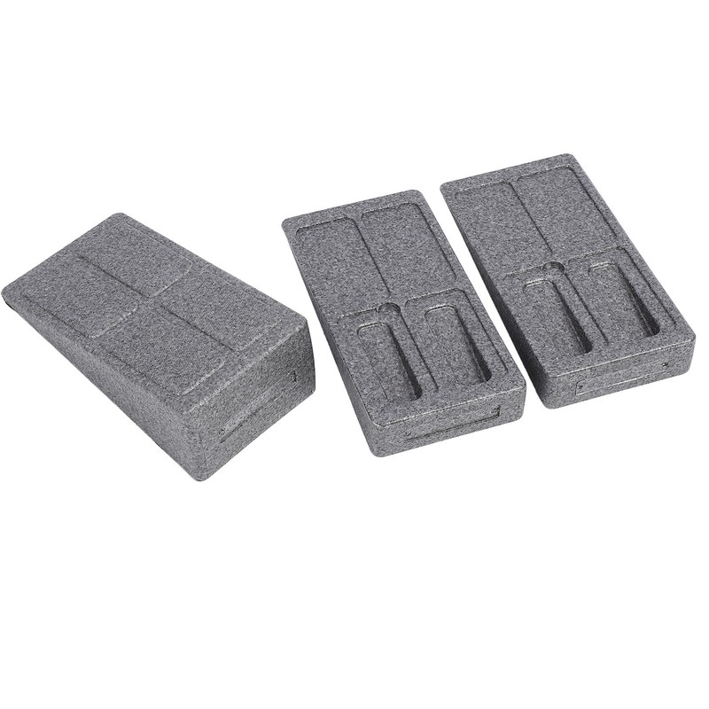 3 Pieces Calf Stretcher Slant Board Adjust Height Wedge Leg
