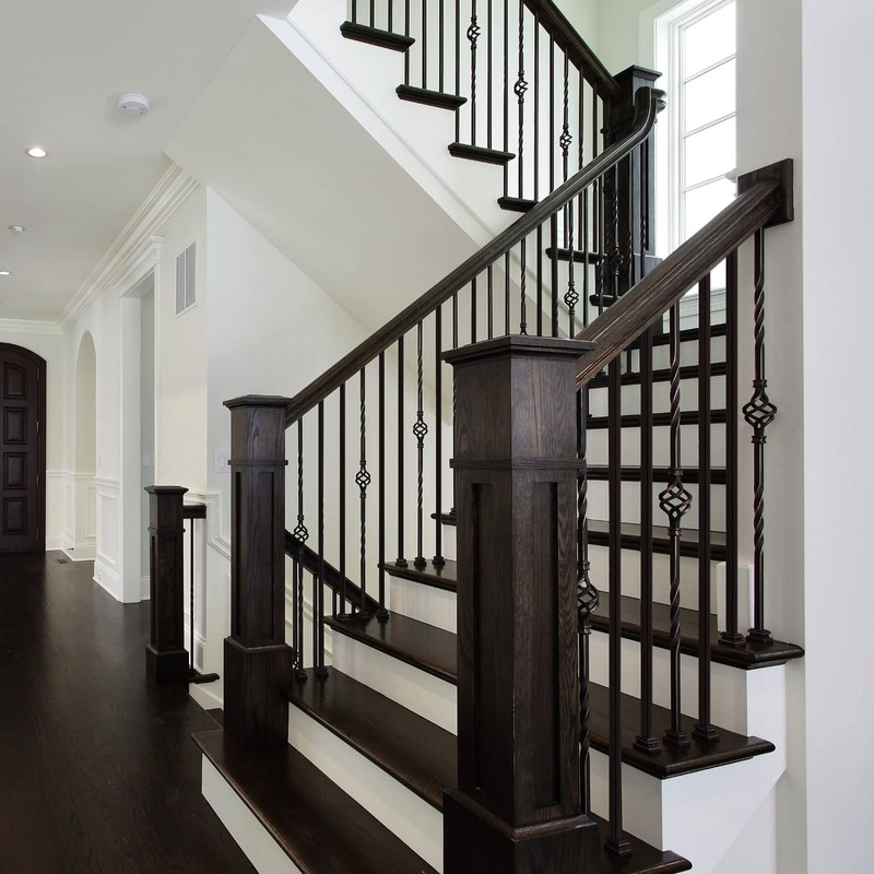 Dunzy 1/2" x 44" Deck Balusters Wrought Iron Plain Balusters