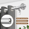 Curtain Rod 32 to 58 Inches (2.6-4.8ft), USFOOK 7/8 inch
