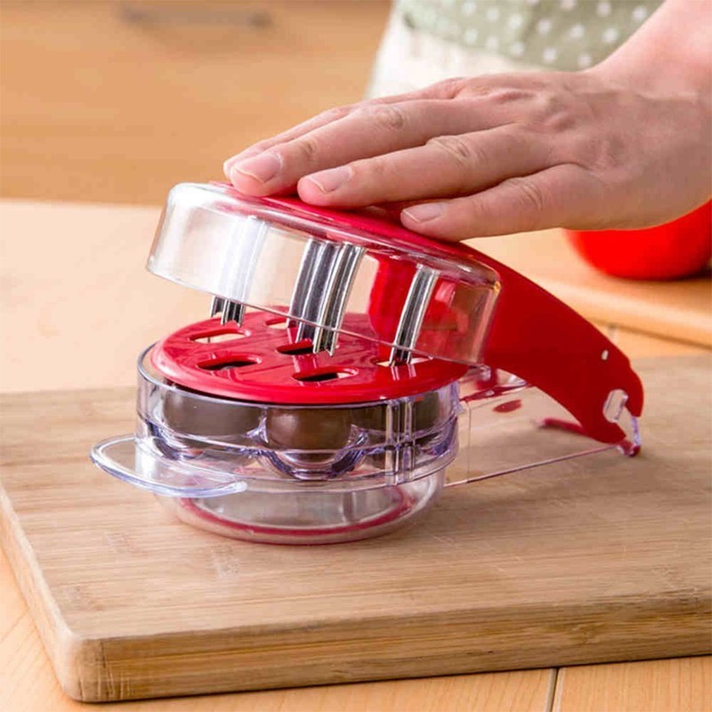 Cherry Pitter, Cherrystone Remover Mess Free 6 Capacity at Once