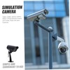 jojofuny 2pcs Fake CCTV Realistic Imitation Security Flashing Led Light