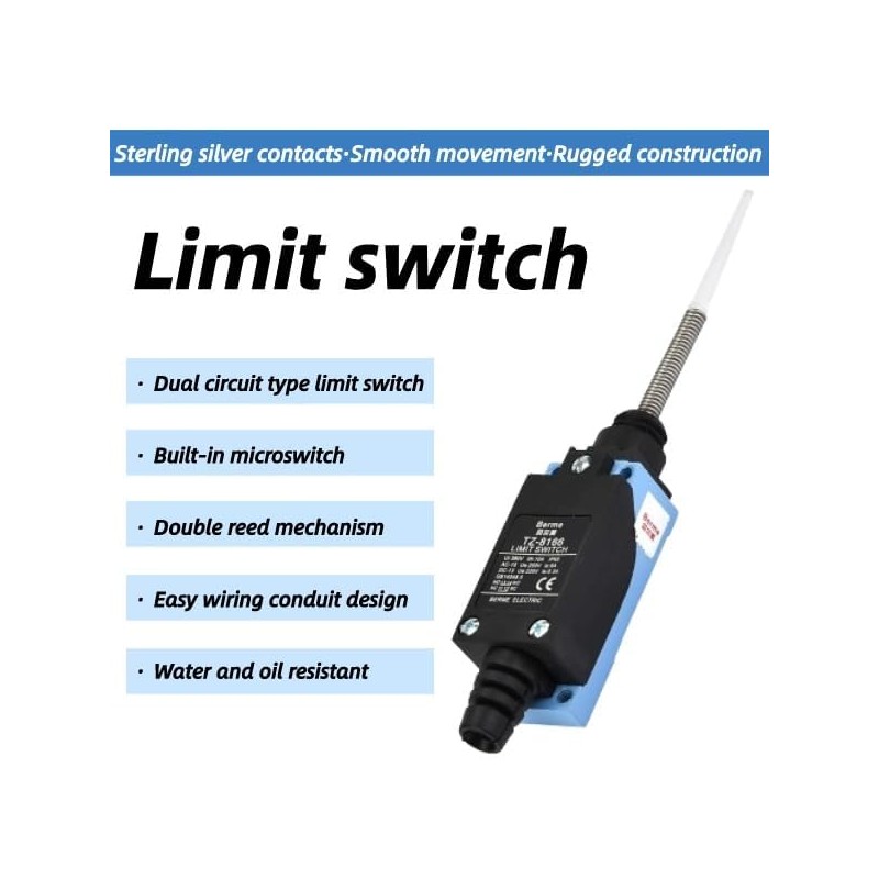 Micro Switch, Waterproof Micro Switch, Double Loop Type Limit Switch,