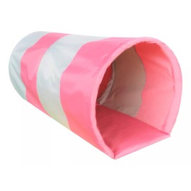 ryh Túnel Con Colchoneta De 4 Secciones Para Gateo Perla-rosa